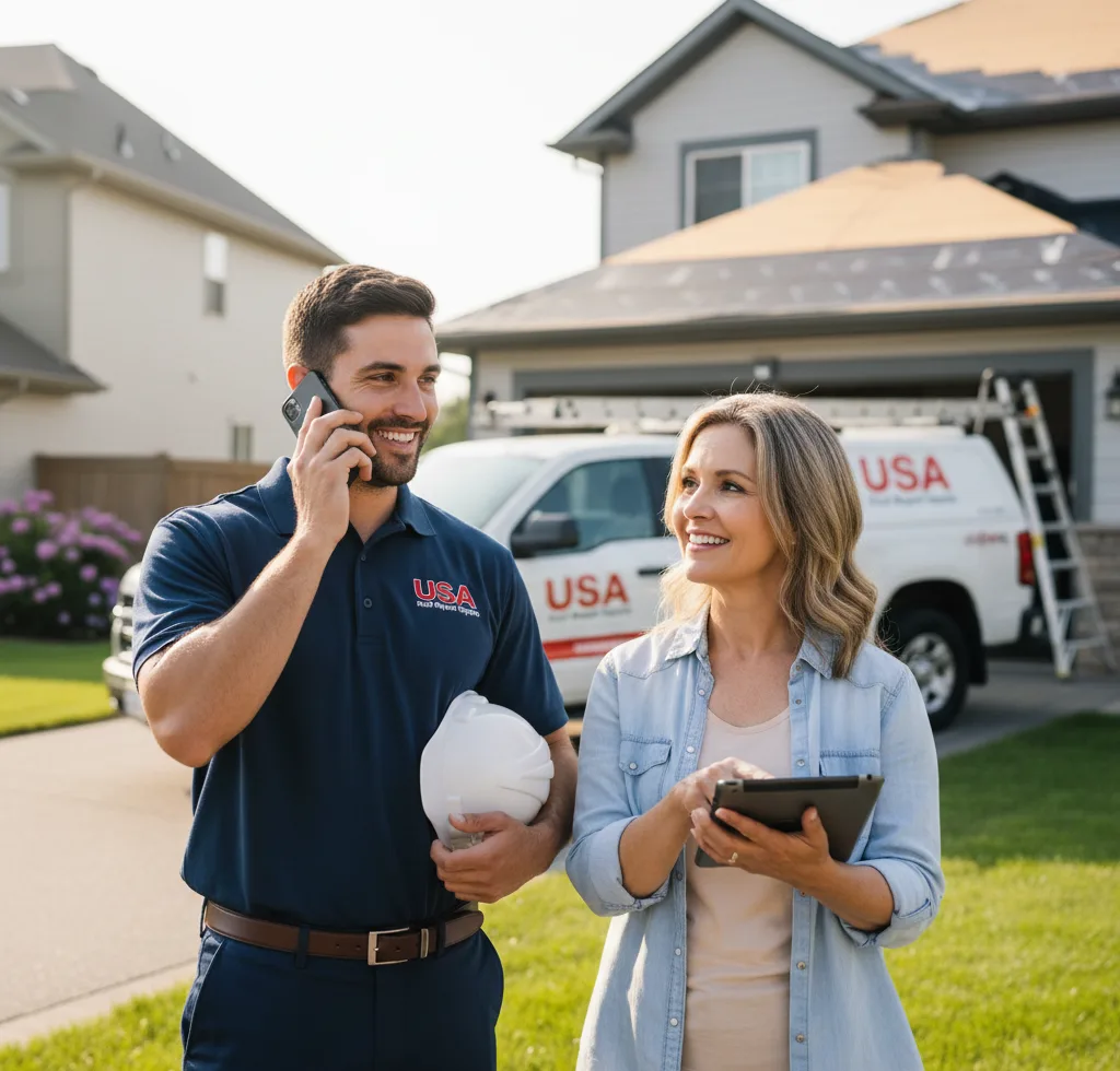 USA Roof Repair Experts customer support in Fair Grove